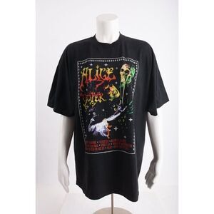 Winterland Alice Cooper 2000's T-Shirt Shirt Classic Rock Music Black